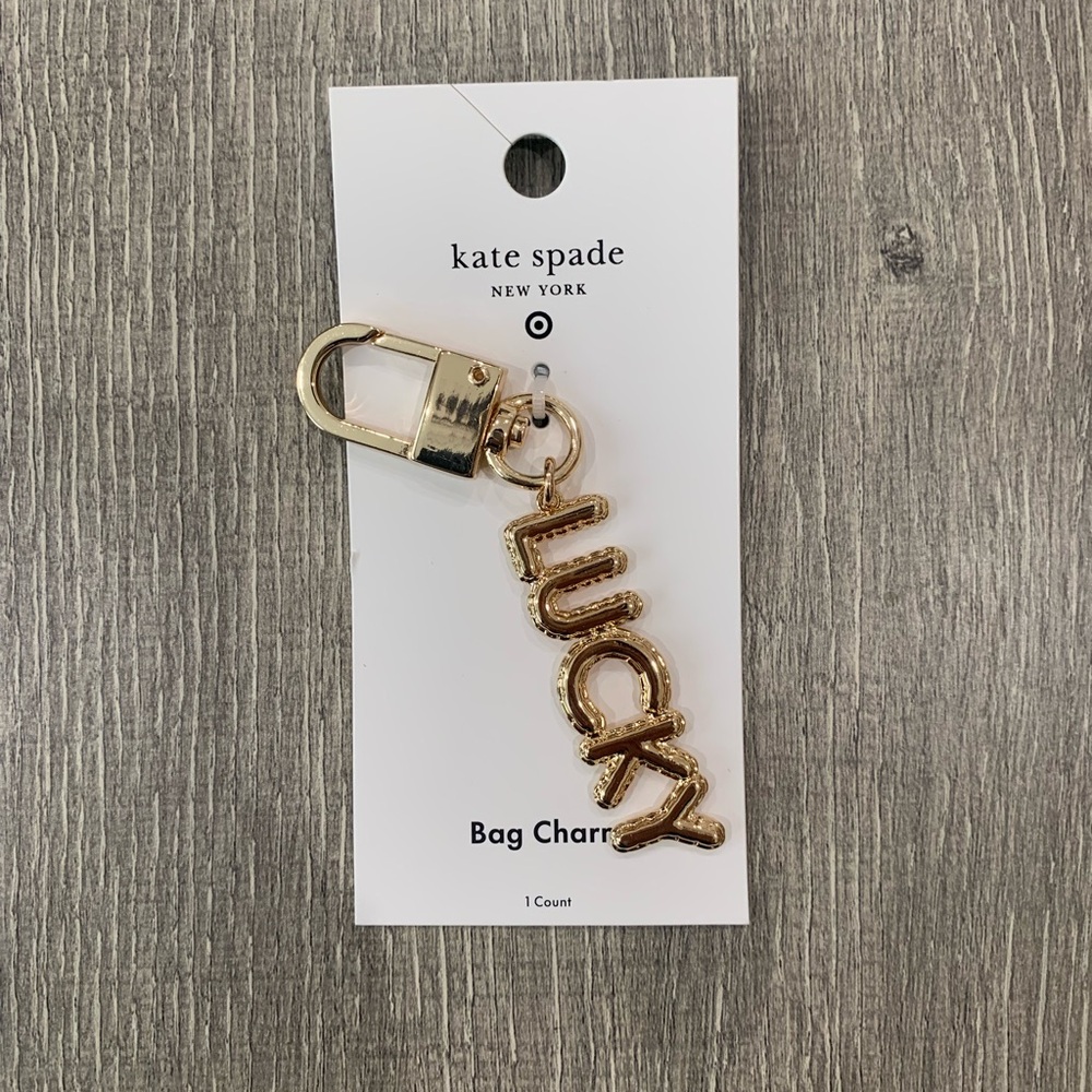 kate spade x target lucky keychain